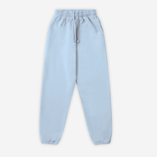 "The Awakening" sweat pants in cloudy blue