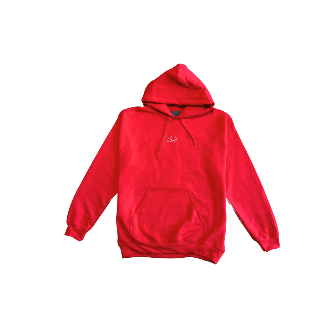 'GRATEFUL FOR YOU' red hoodie