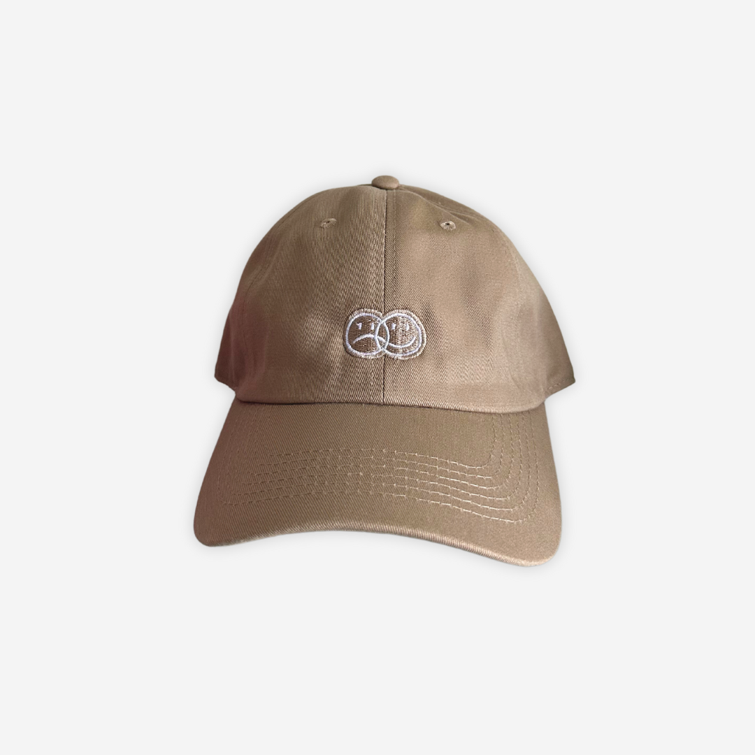 khaki dad hat