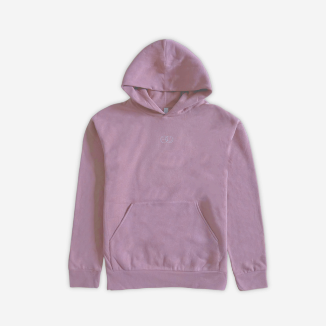 THIS MOMENT' mauve hoodie
