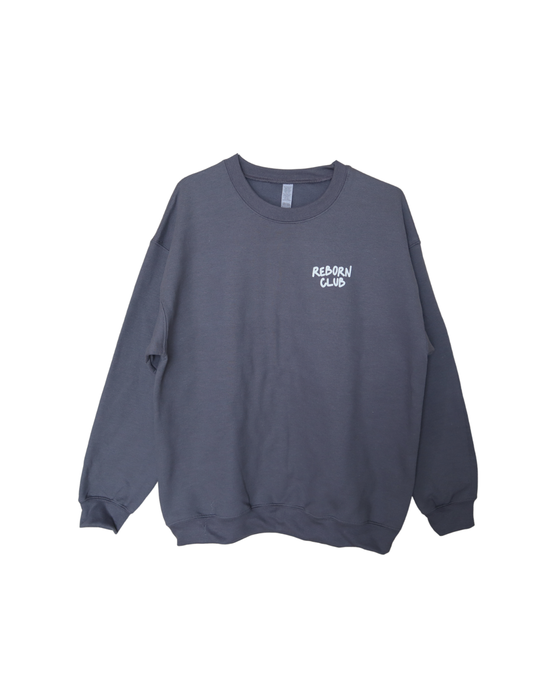 'ROOTING FOR YOU' charcoal crewneck