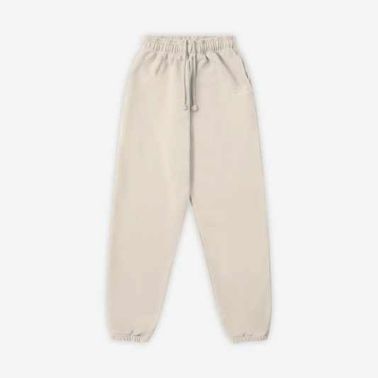 "The Awakening" sweat pants in oatmeal