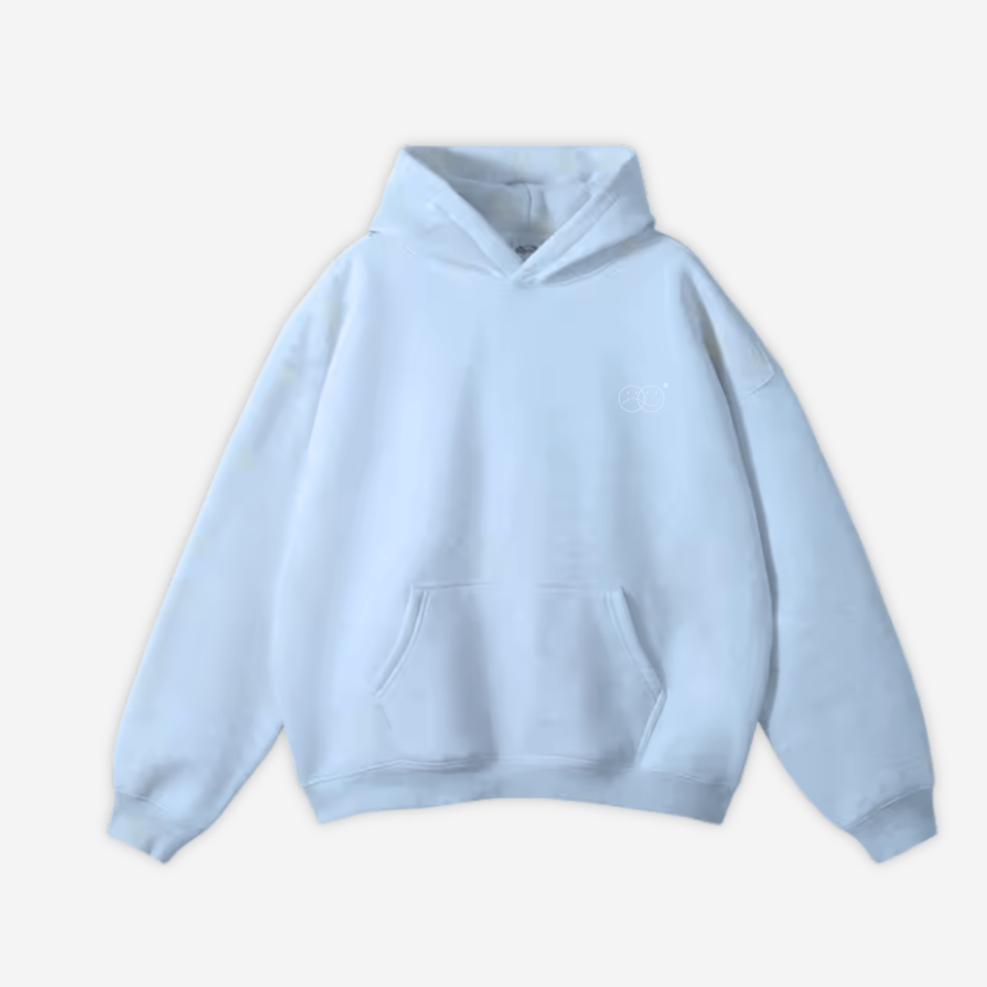 "The Awakening" hoodie in cloudy blue