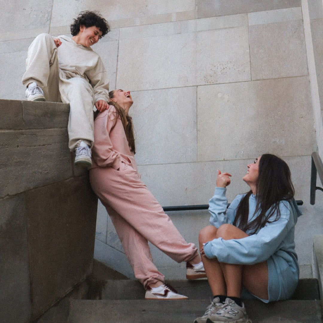 "The Awakening" sweat pants in blushed pink