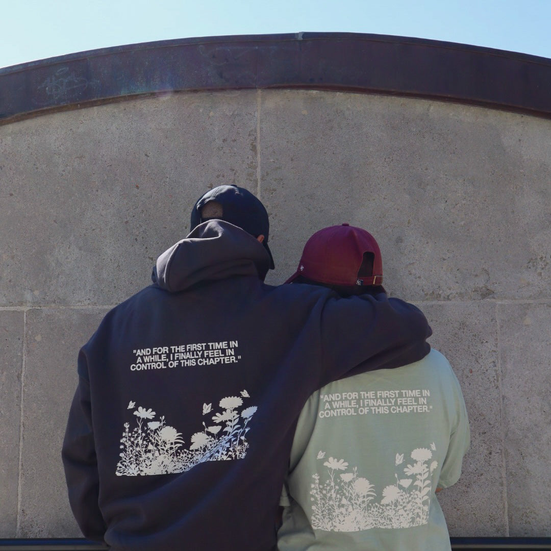 "THIS CHAPTER" tee in Bay