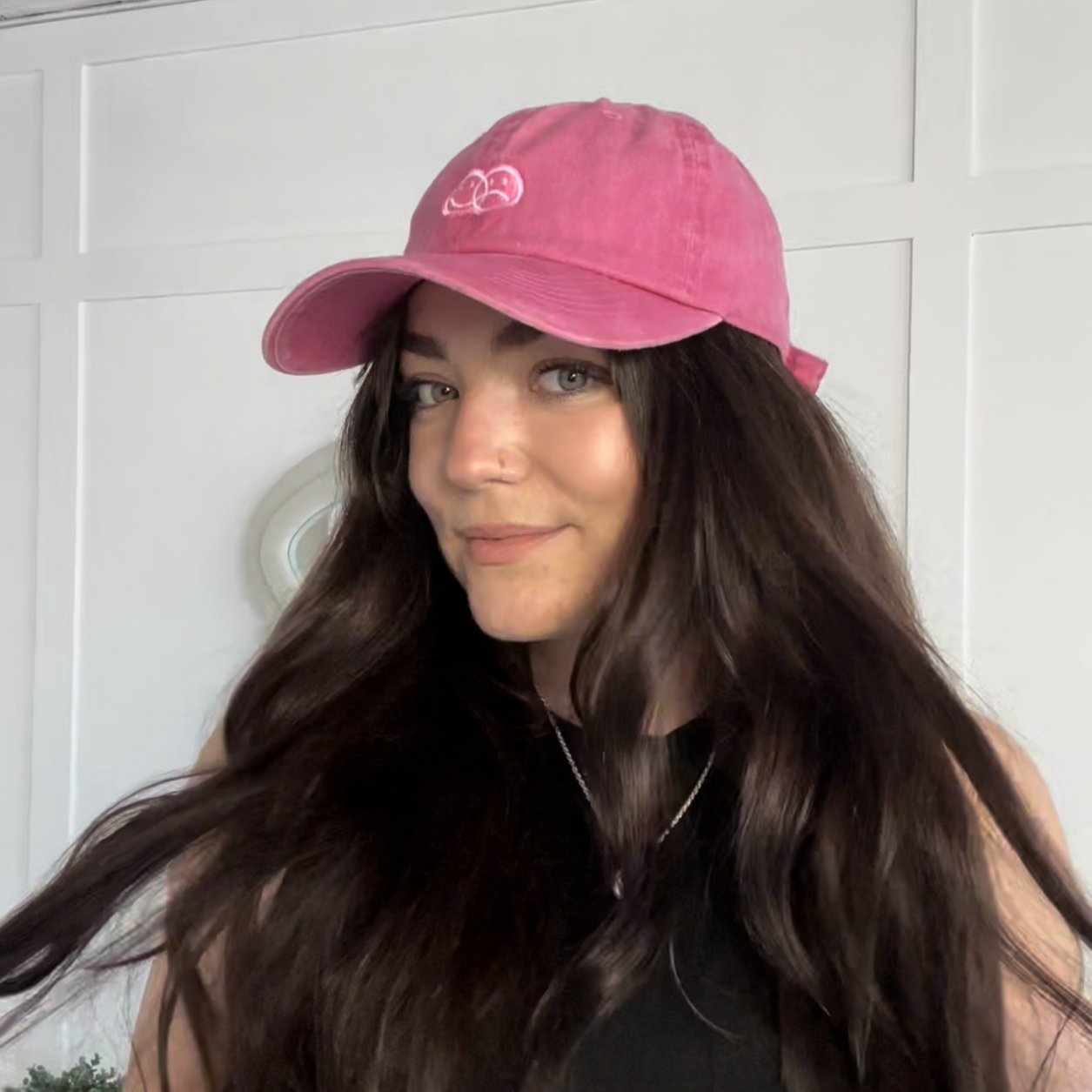 bubblegum pink dad hat