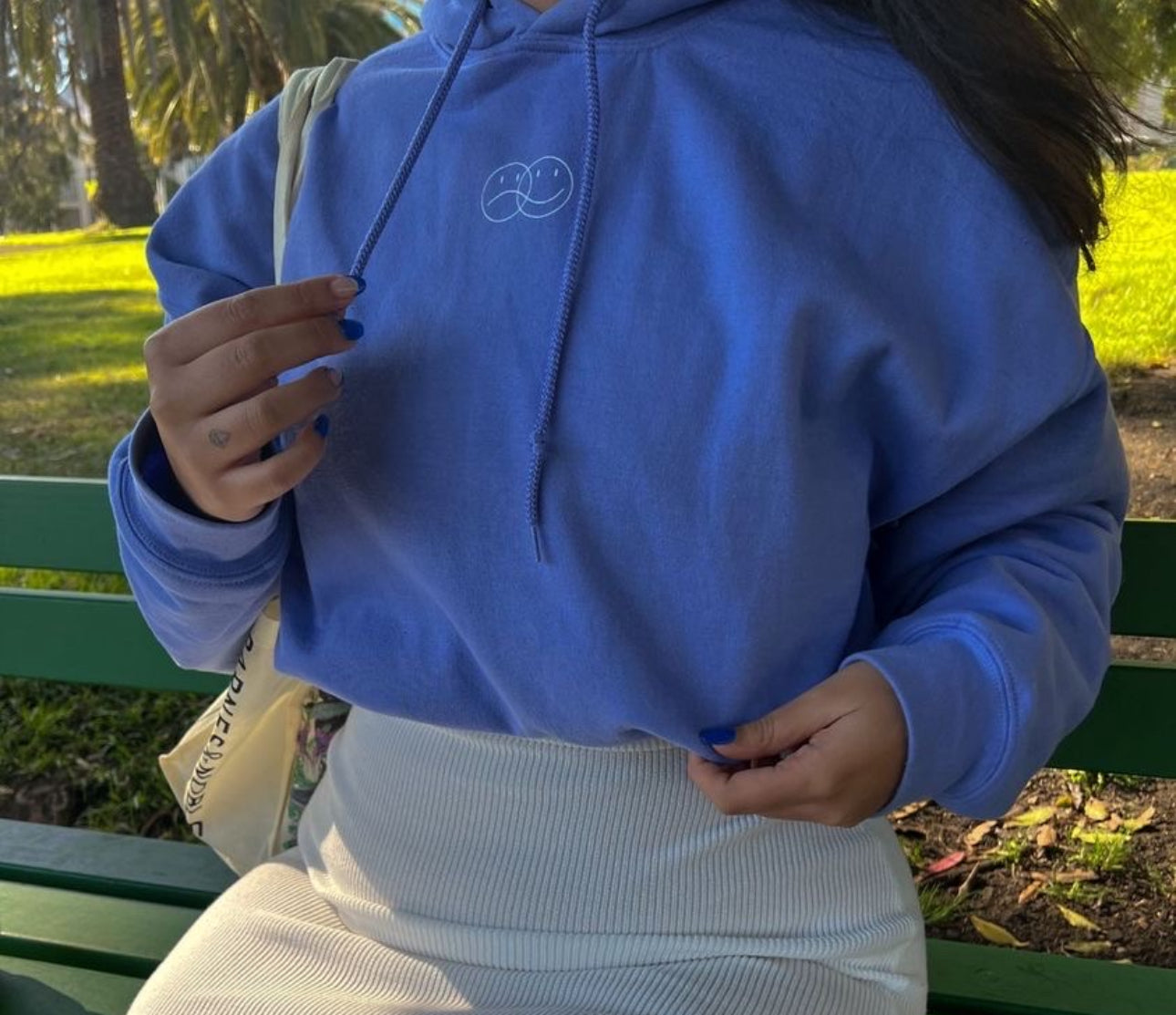 'GRATEFUL FOR YOU' violet hoodie