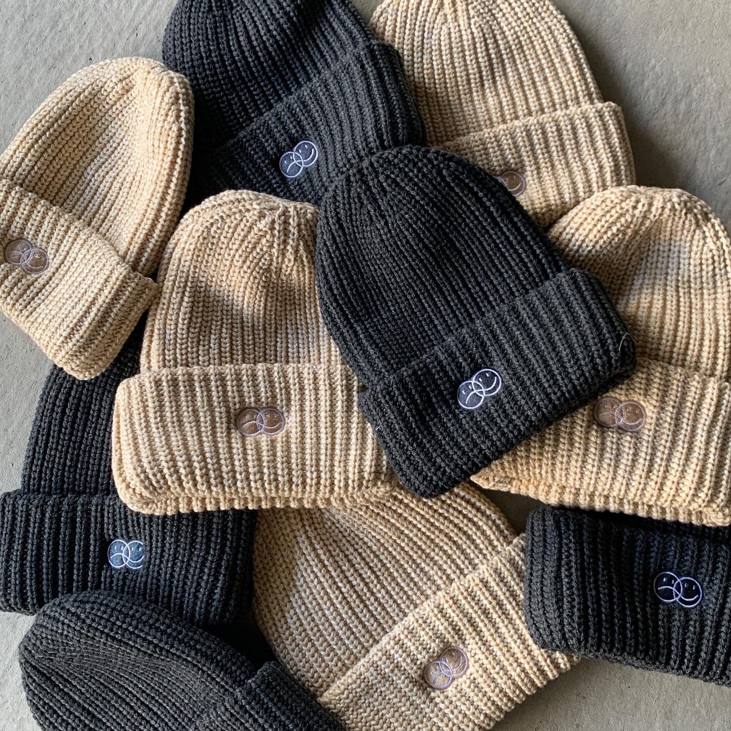 Charcoal Chunky Knit Beanie
