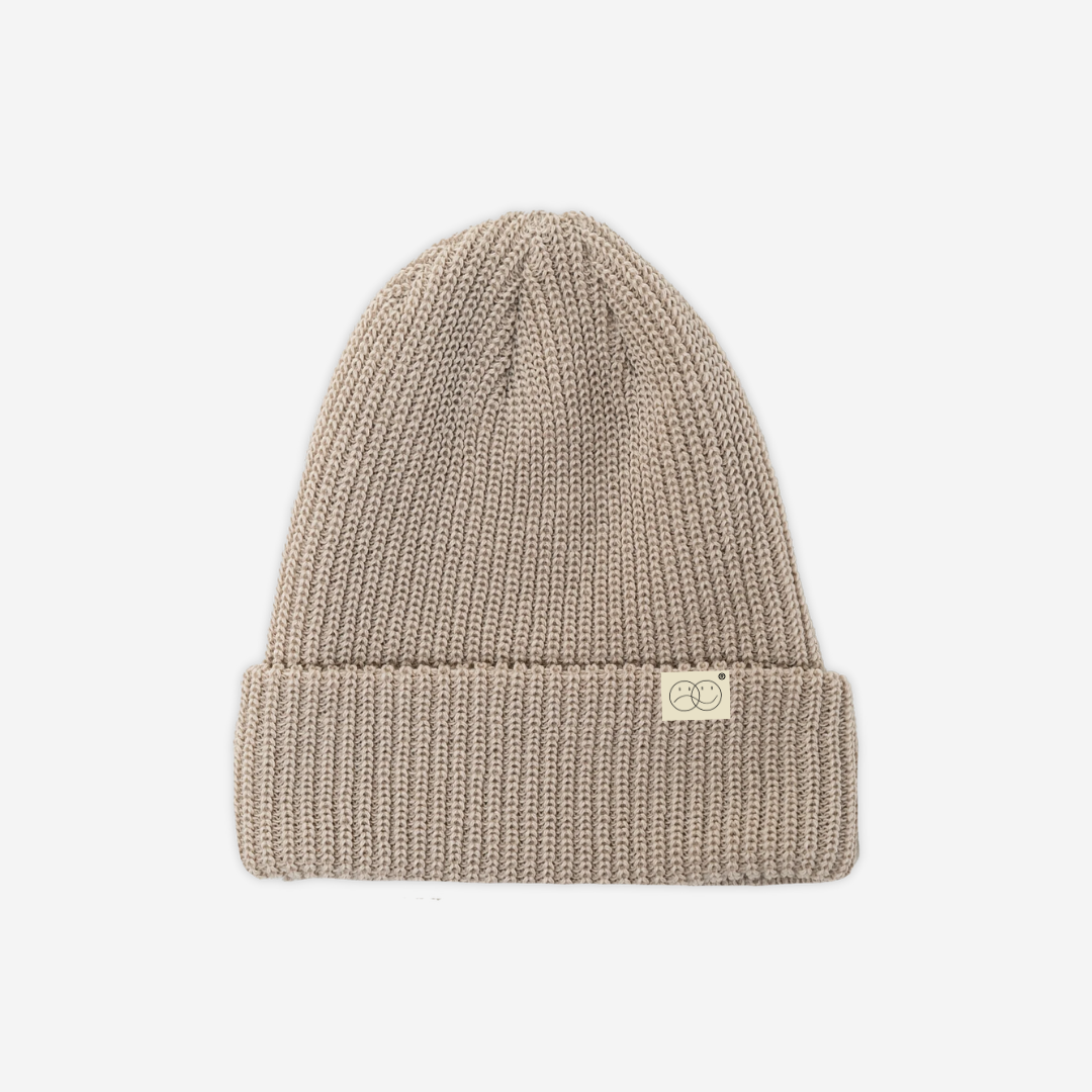 TAN KNIT BEANIE