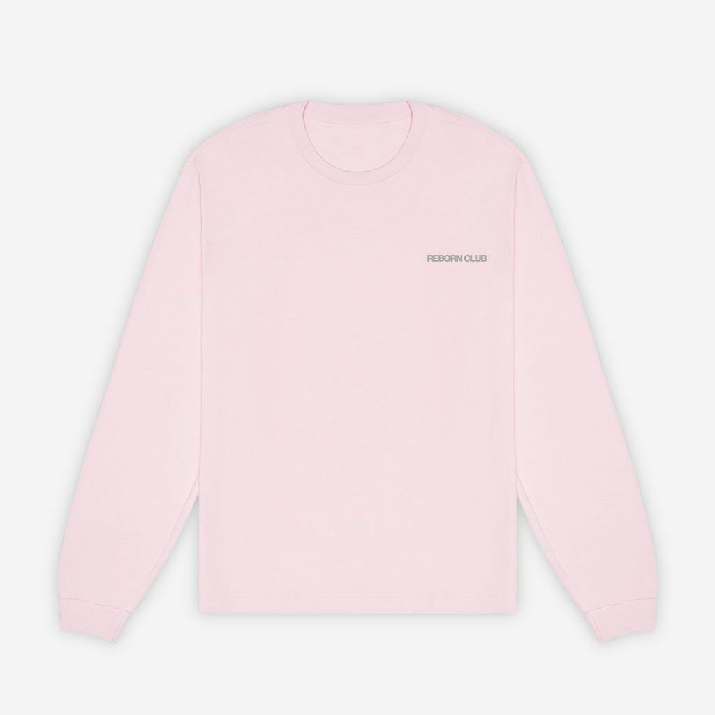 'THE WORLD IS MINE' SOFT PINK LONG SLEEVE