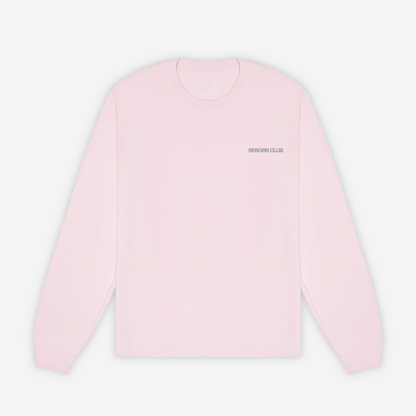 "THE WORLD IS MINE" Soft Pink Long Sleeve