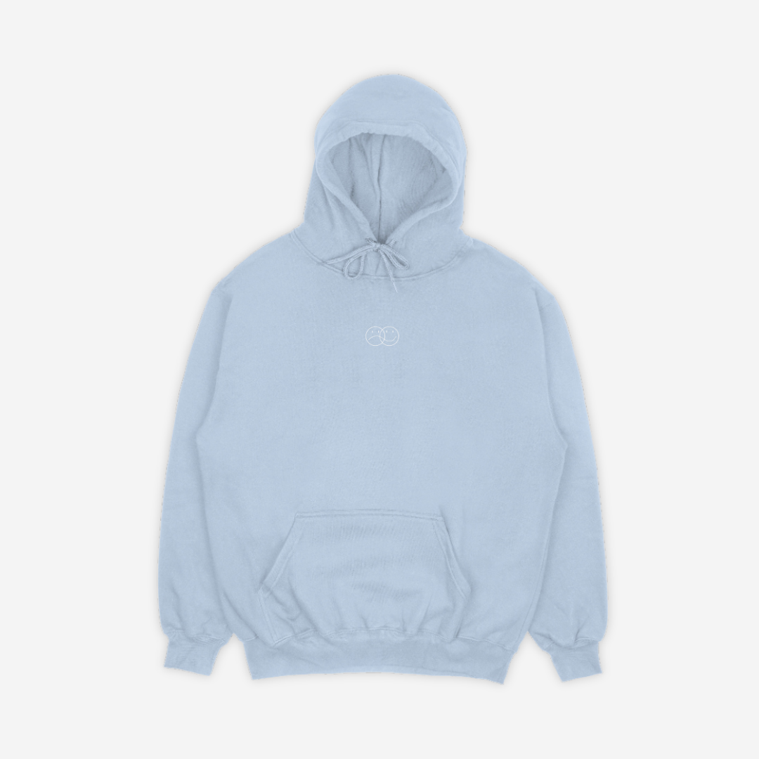 'GRATEFUL FOR YOU' HOODIE IN BABY BLUE