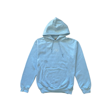 'GRATEFUL FOR YOU' baby blue hoodie