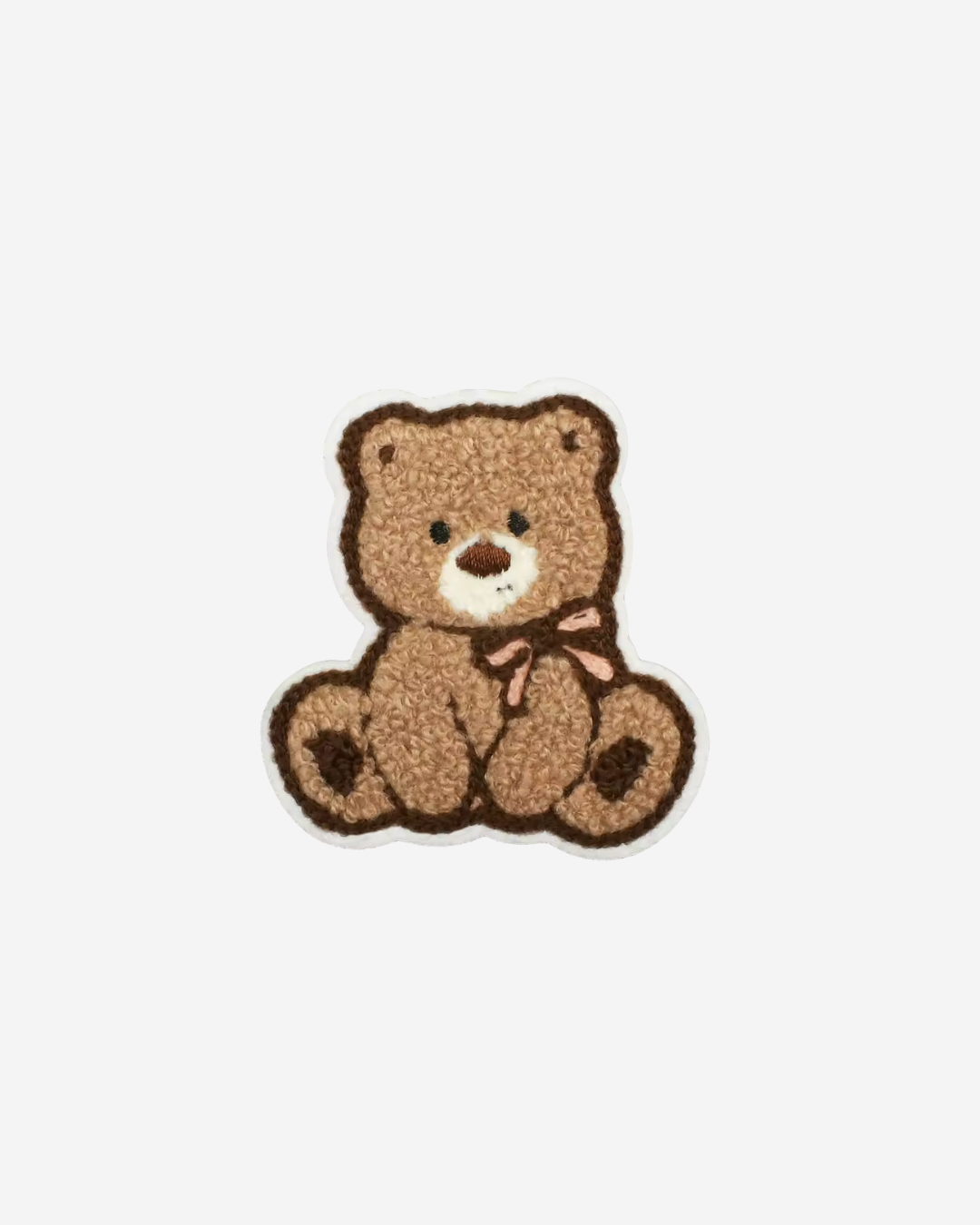 teddy bear iron-on patch