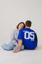 'THE BECOMING' TEE IN ROYAL BLUE
