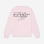 'THE WORLD IS MINE' SOFT PINK LONG SLEEVE