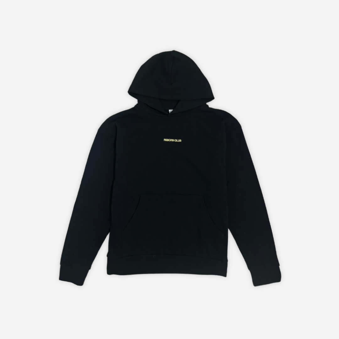 'INTERCONNECTION' black hoodie