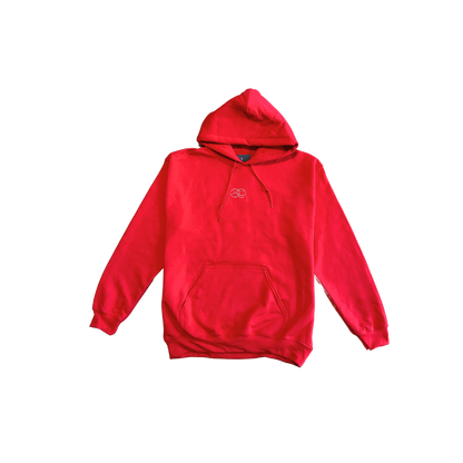 'GRATEFUL FOR YOU' red hoodie
