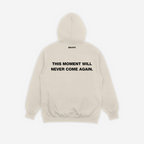 'THIS MOMENT' HOODIE IN CREAM