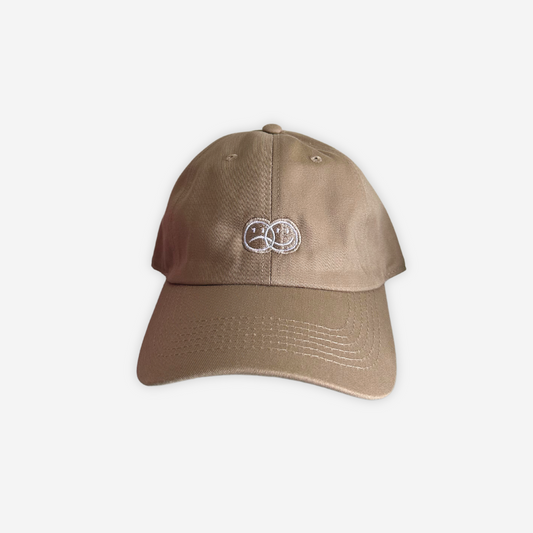 khaki dad hat