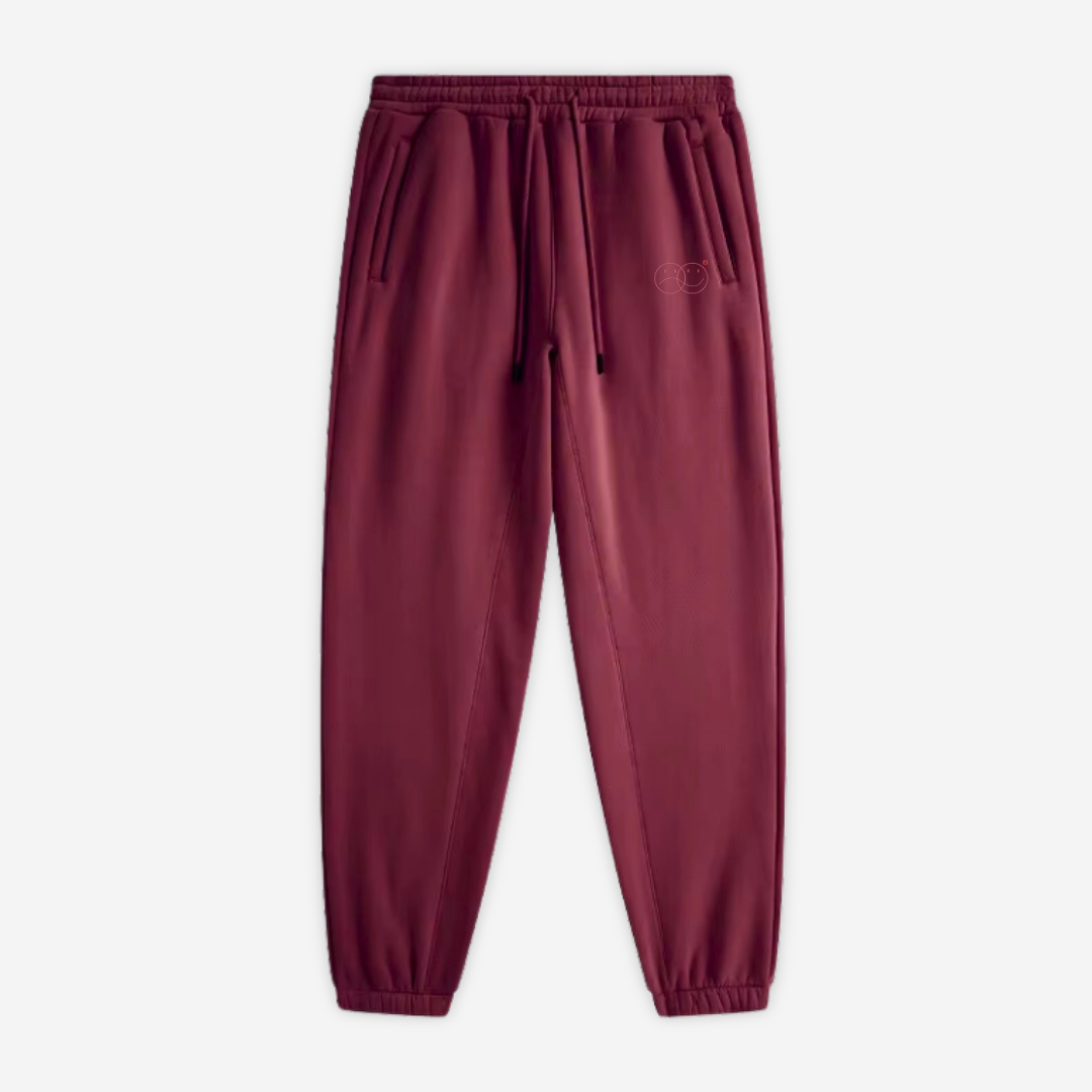 'REINVENT' SWEATPANTS IN CRANBERRY