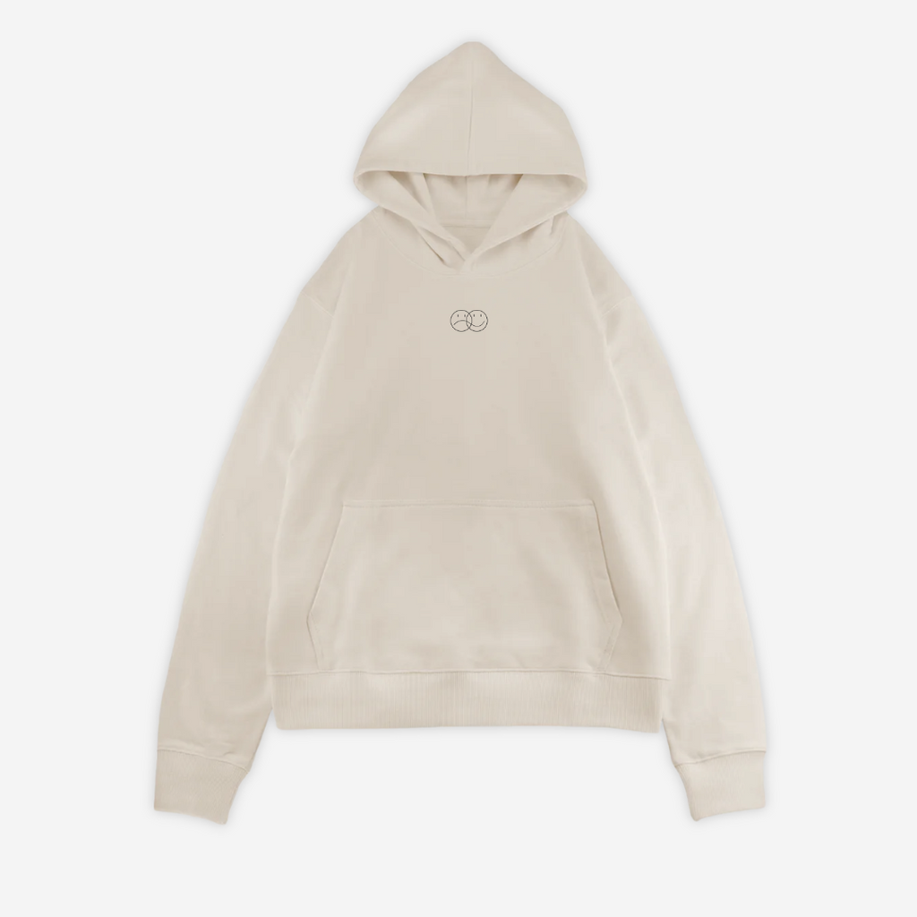 'THIS MOMENT' HOODIE IN CREAM