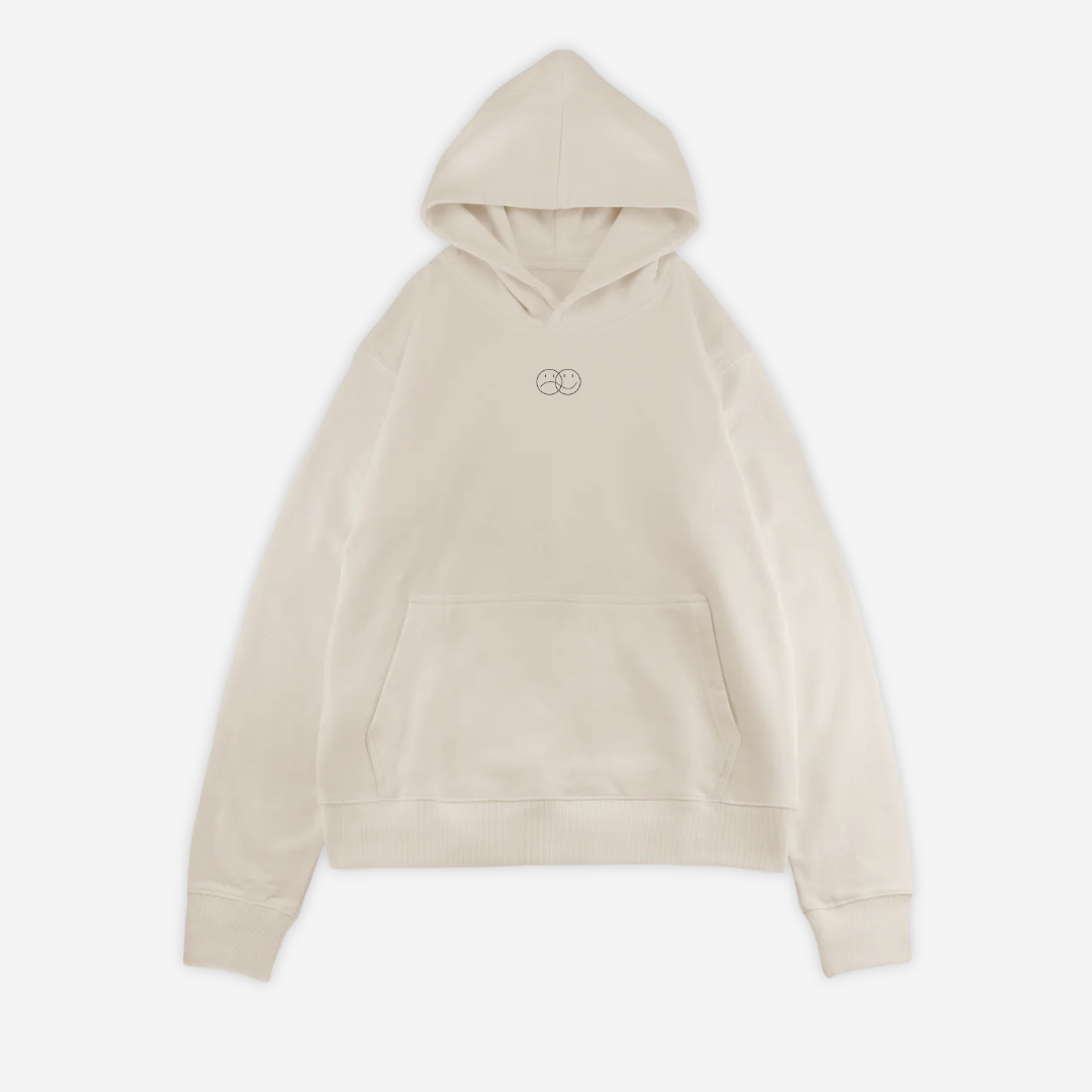 THIS MOMENT' cream hoodie