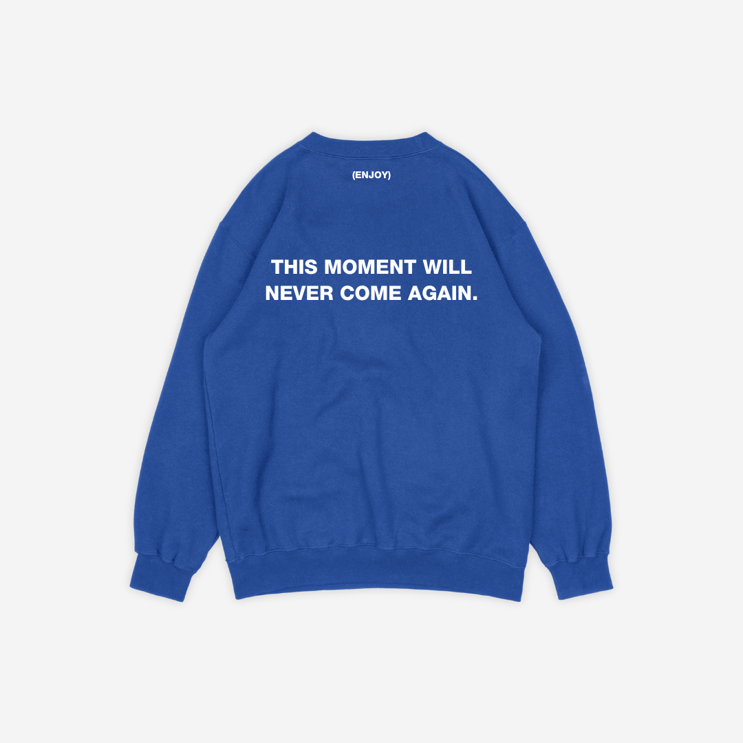 'THIS MOMENT' CREW IN ROYAL BLUE