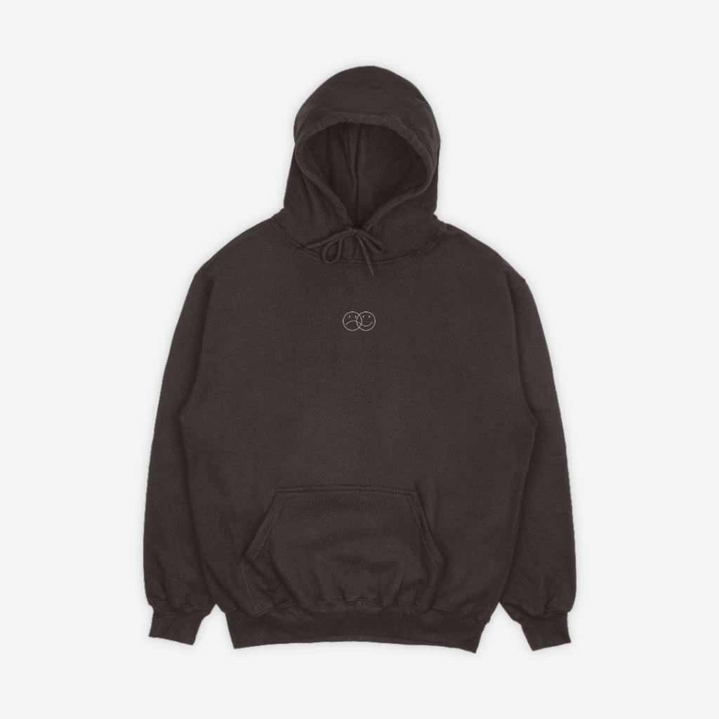 'GRATEFUL FOR YOU' HOODIE IN BROWN