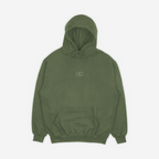 'GRATEFUL FOR YOU' HOODIE IN ARMY GREEN