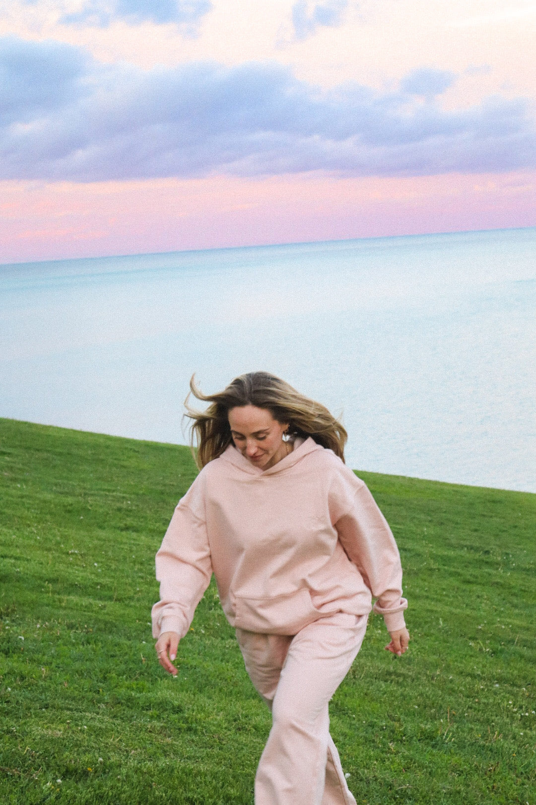 'THE AWAKENING' HOODIE IN BLUSHED PINK