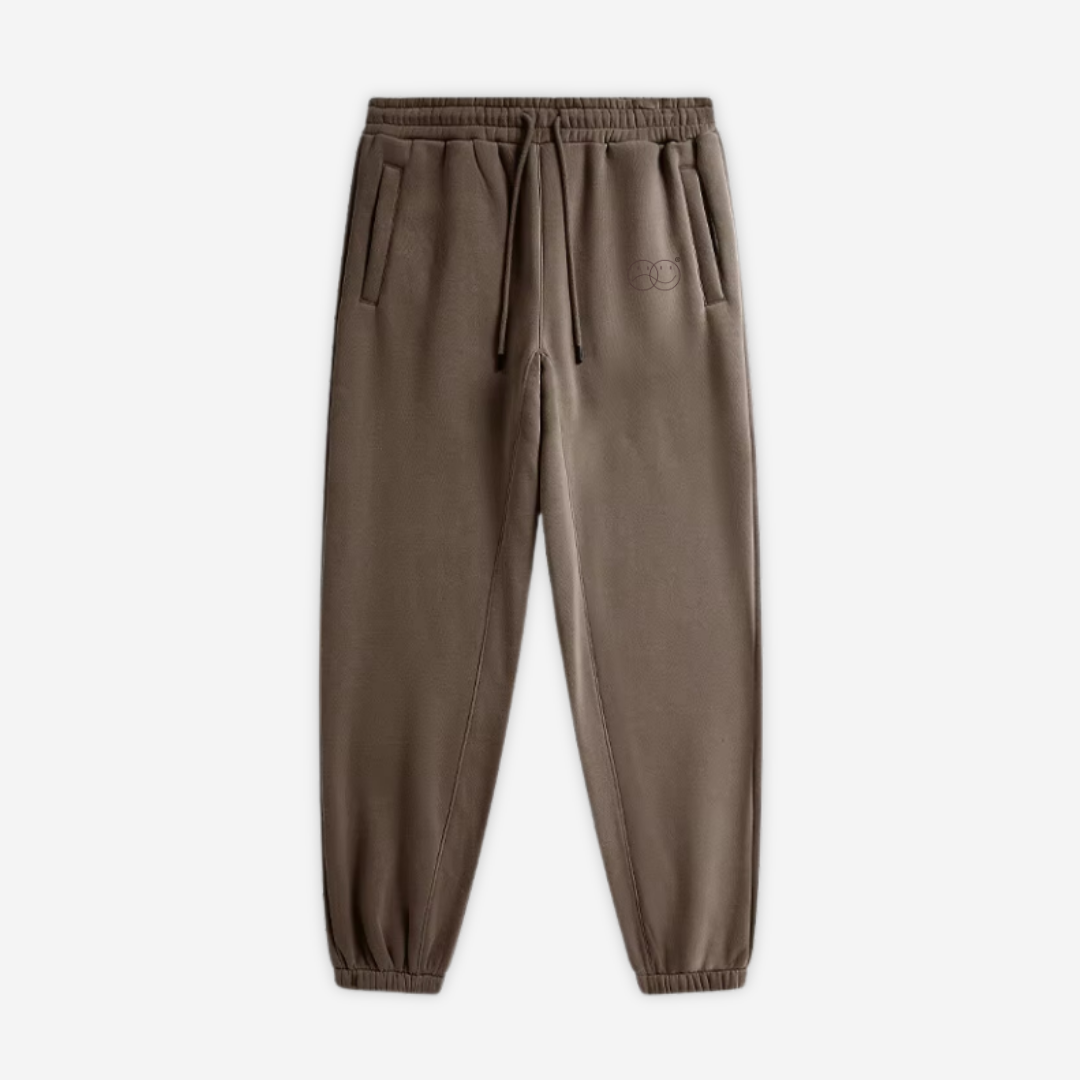 'REINVENT' SWEATPANTS IN CHOCOLATE