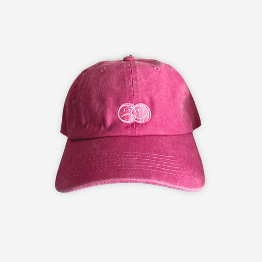 bubblegum pink dad hat