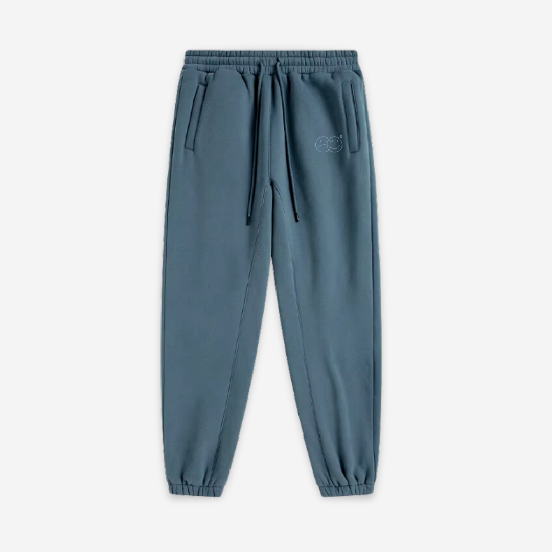 'REINVENT' SWEATS IN STORMY BLUE
