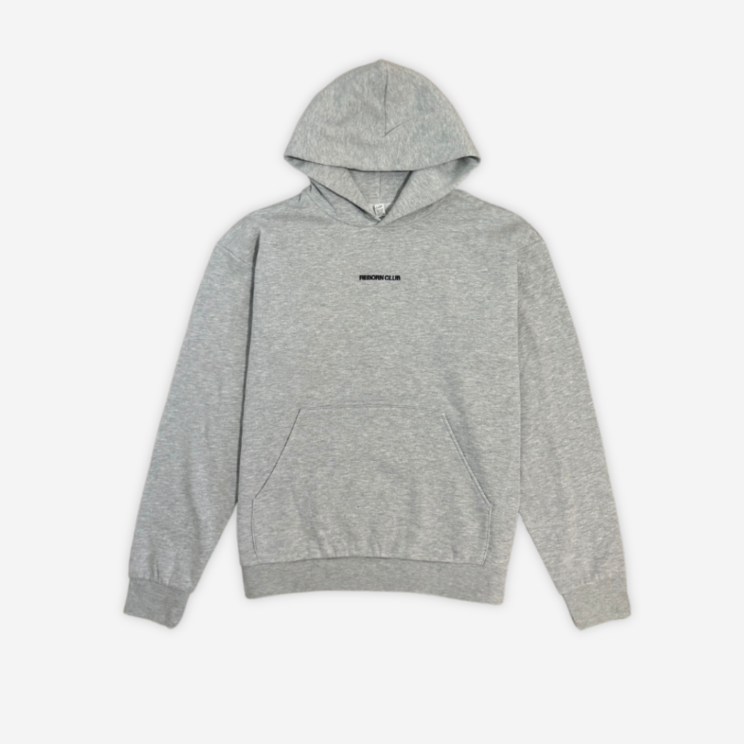 'INTERCONNECTION' grey hoodie