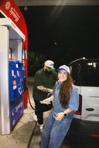 'TAKE A CHANCE' TEE IN DENIM