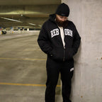 VARSITY SWEATS IN BLACK