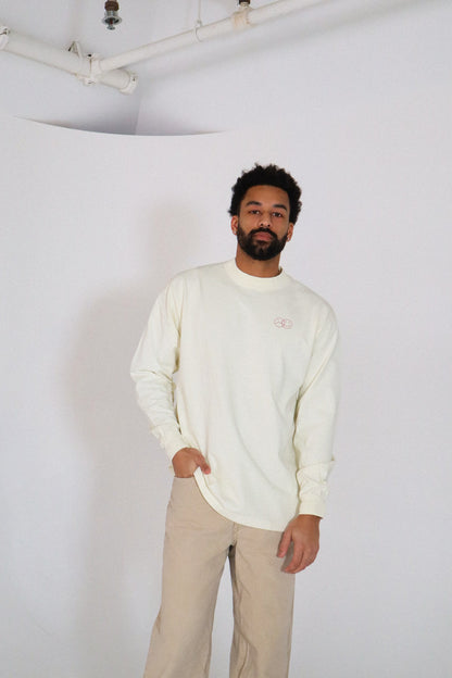 'TAKE A CHANCE' long sleeve in cream