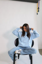 'GRATEFUL FOR YOU' HOODIE IN BABY BLUE