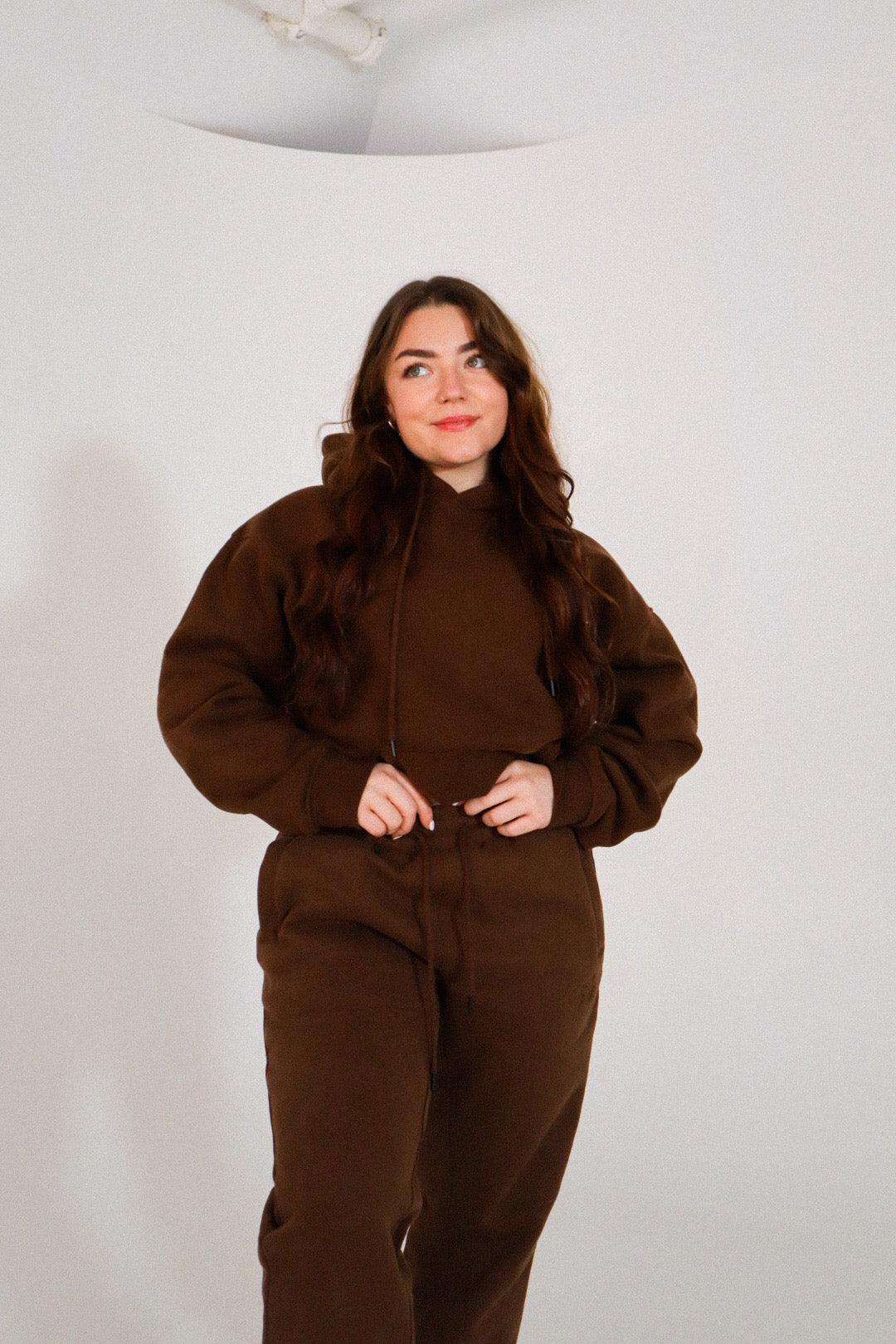 'REINVENT' SWEATPANTS IN CHOCOLATE