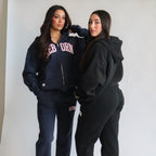 VARSITY SWEATS IN BLACK