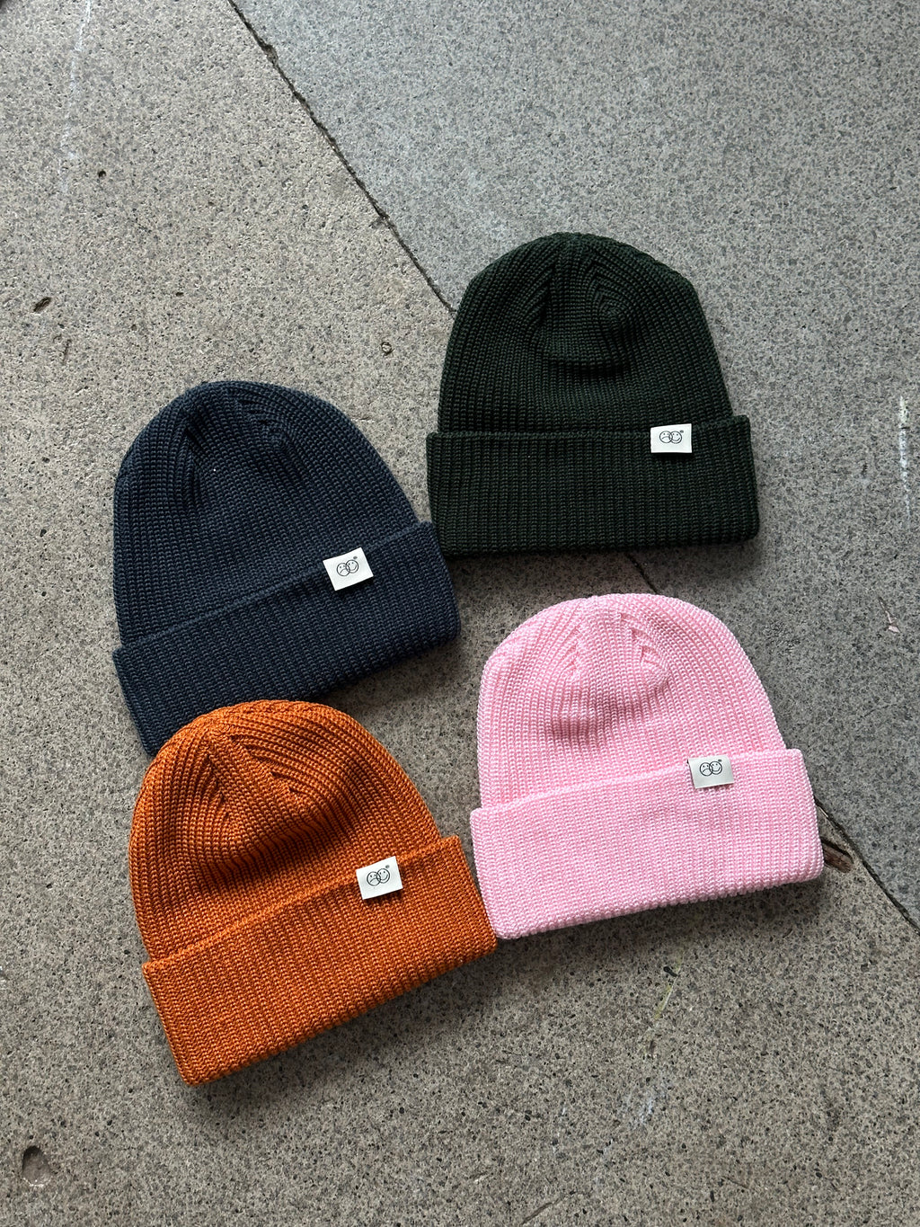 BURNT ORANGE KNIT BEANIE