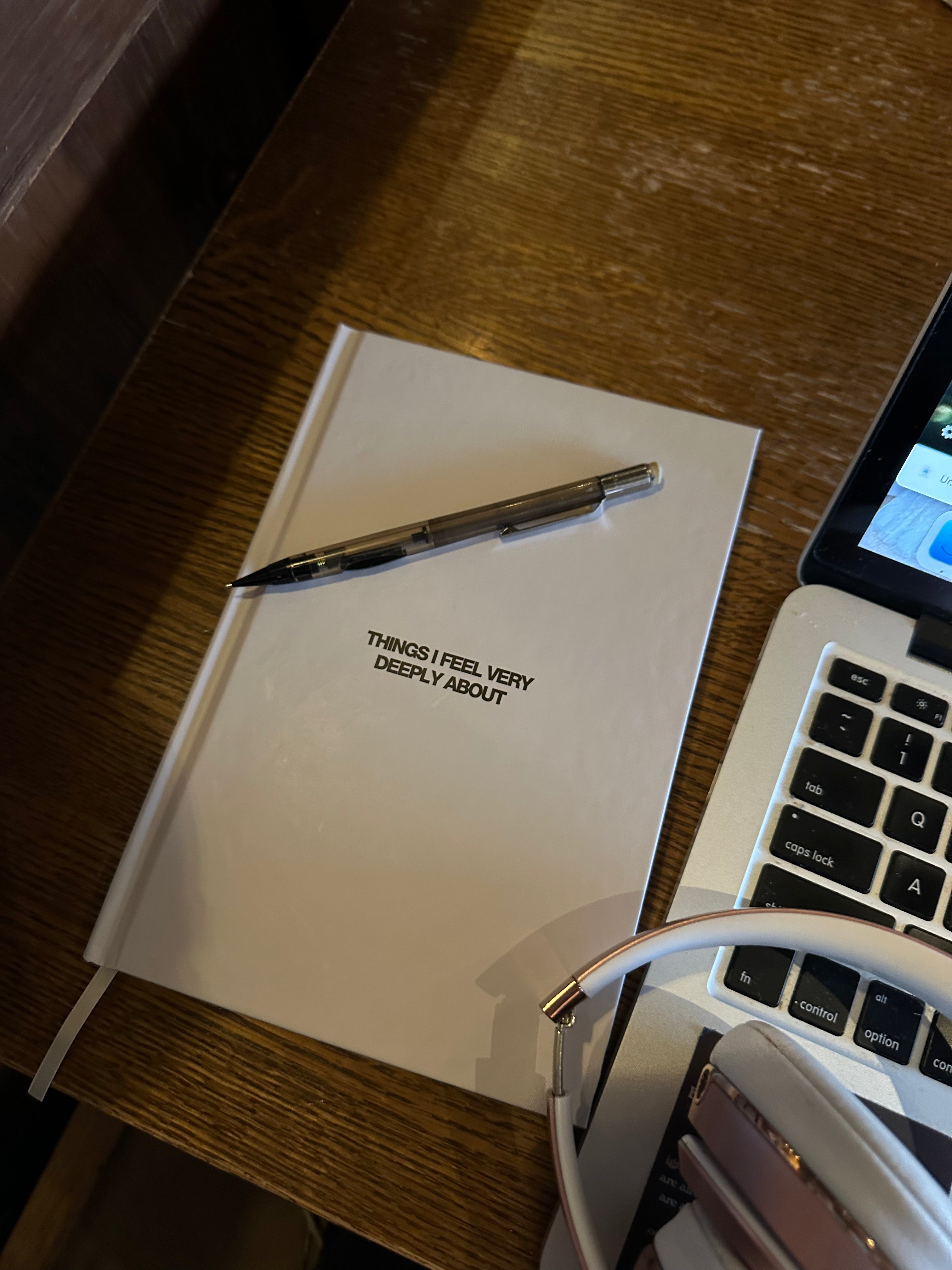 'FEELING DEEPLY' LINED JOURNAL