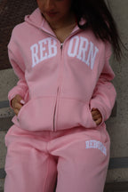 VARSITY SWEATS IN COTTON CANDY