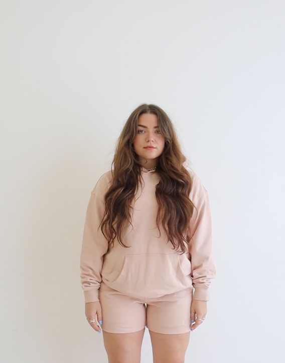 'THE AWAKENING' SHORTS IN BLUSHED PINK