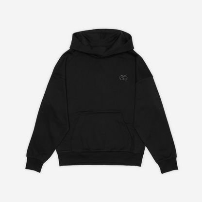 'TAKE A CHANCE' hoodie in black