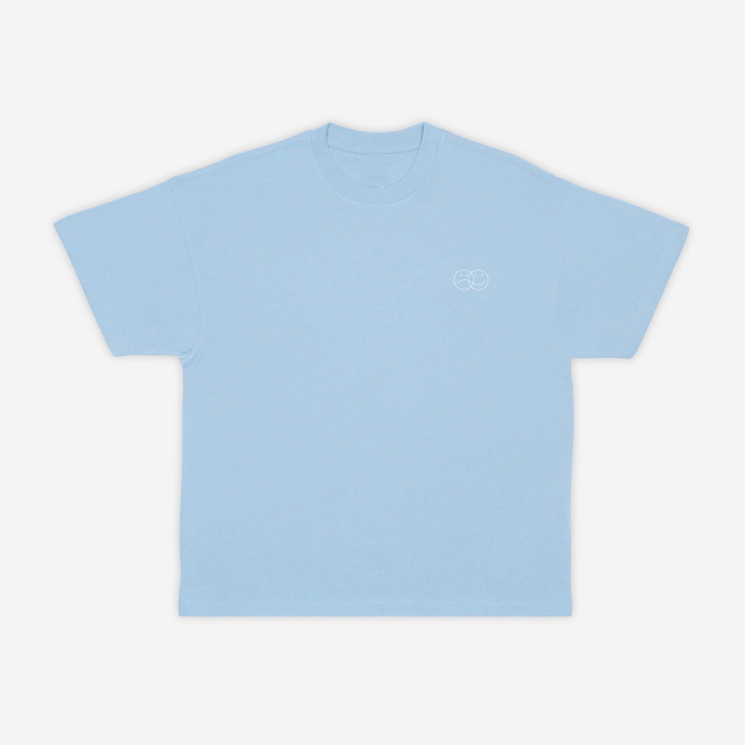 'TAKE A CHANCE' TEE IN DENIM