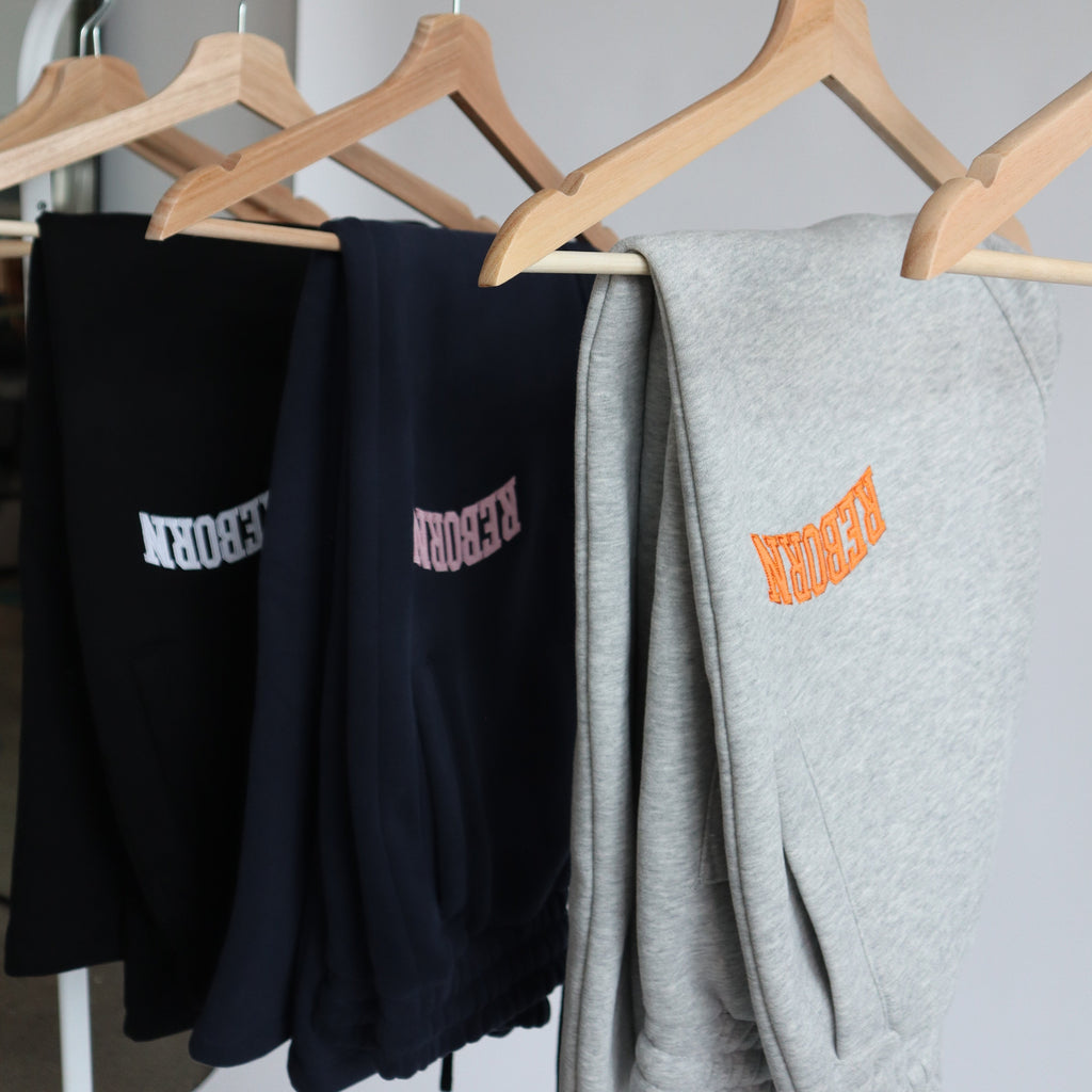 VARSITY SWEATS IN NAVY *PRE-ORDER*