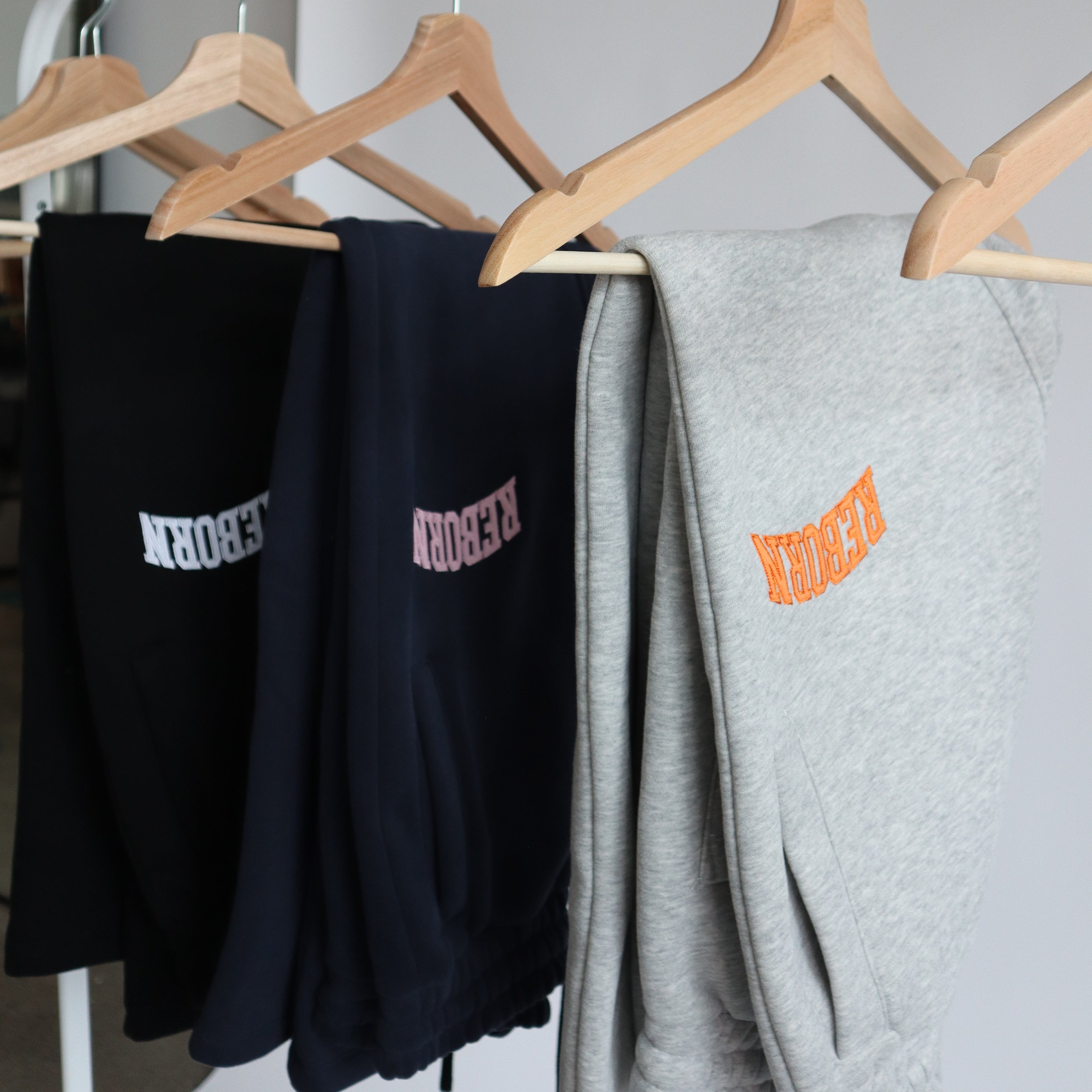 VARSITY SWEATS IN BLACK *PRE-ORDER*