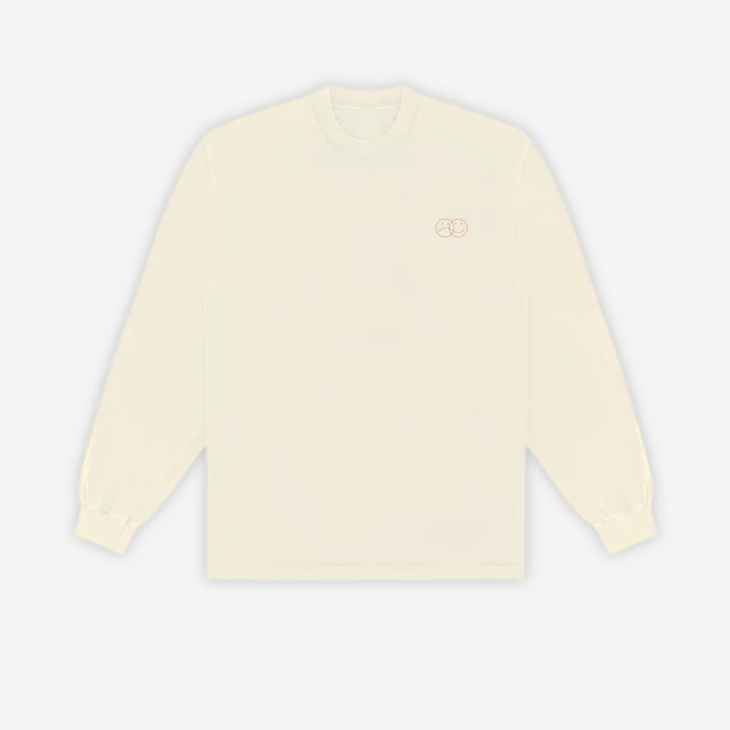 'TAKE A CHANCE' LONG SLEEVE IN CREAM
